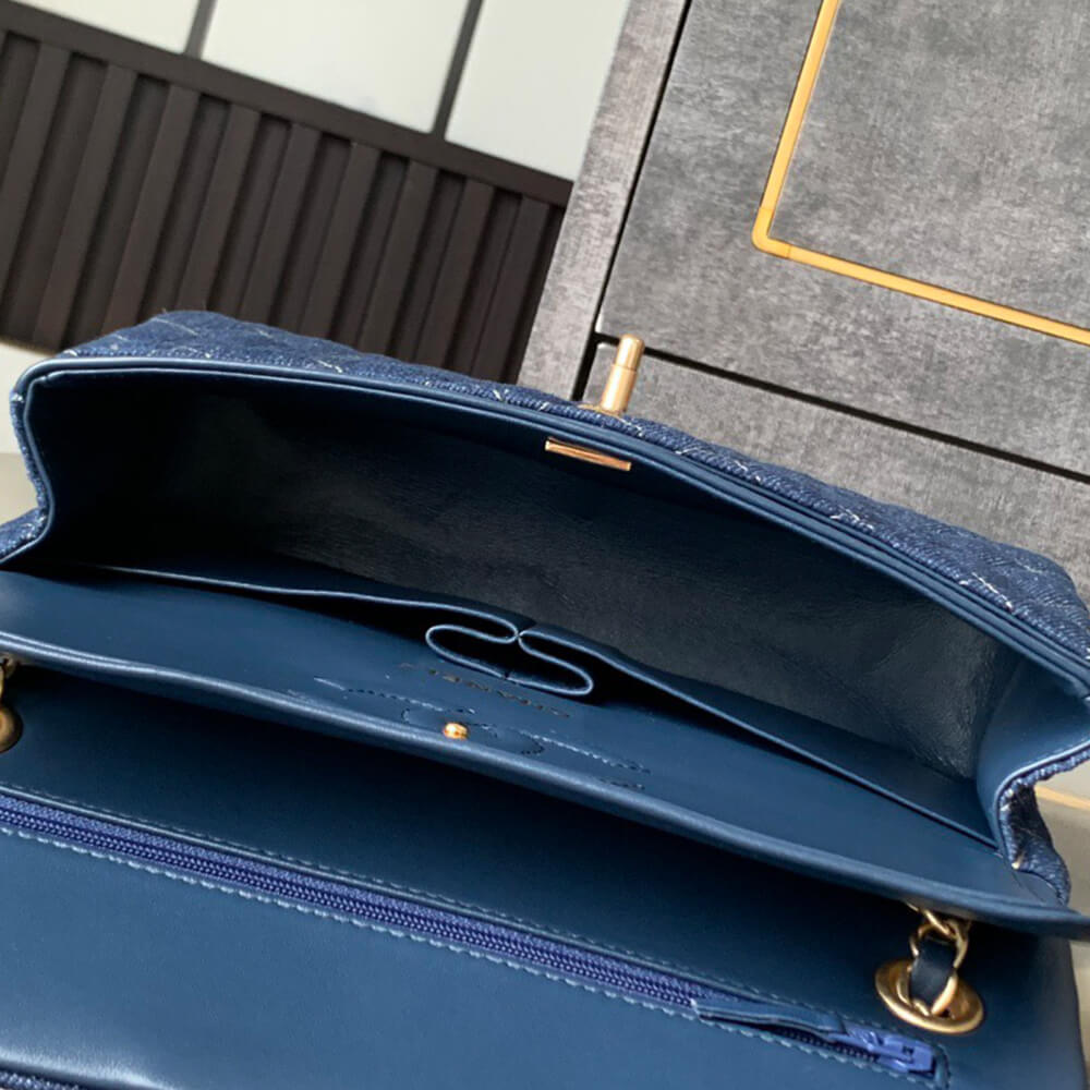 Ch**el  Classic Double Flap Handbag(HIGH-END GRADE)