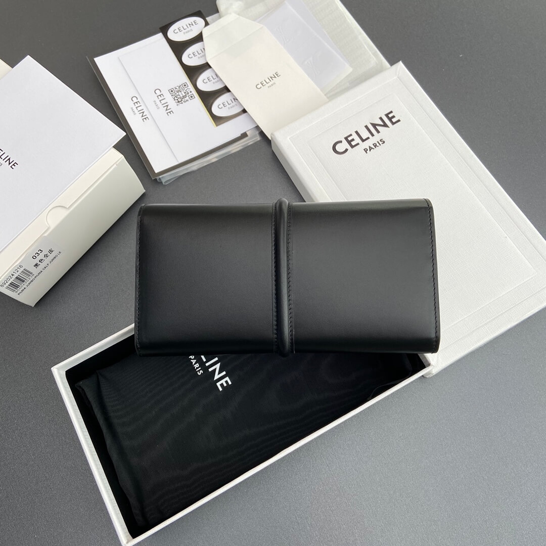 Ce1i*e 16 Large Wallet in Shiny Calf Leather