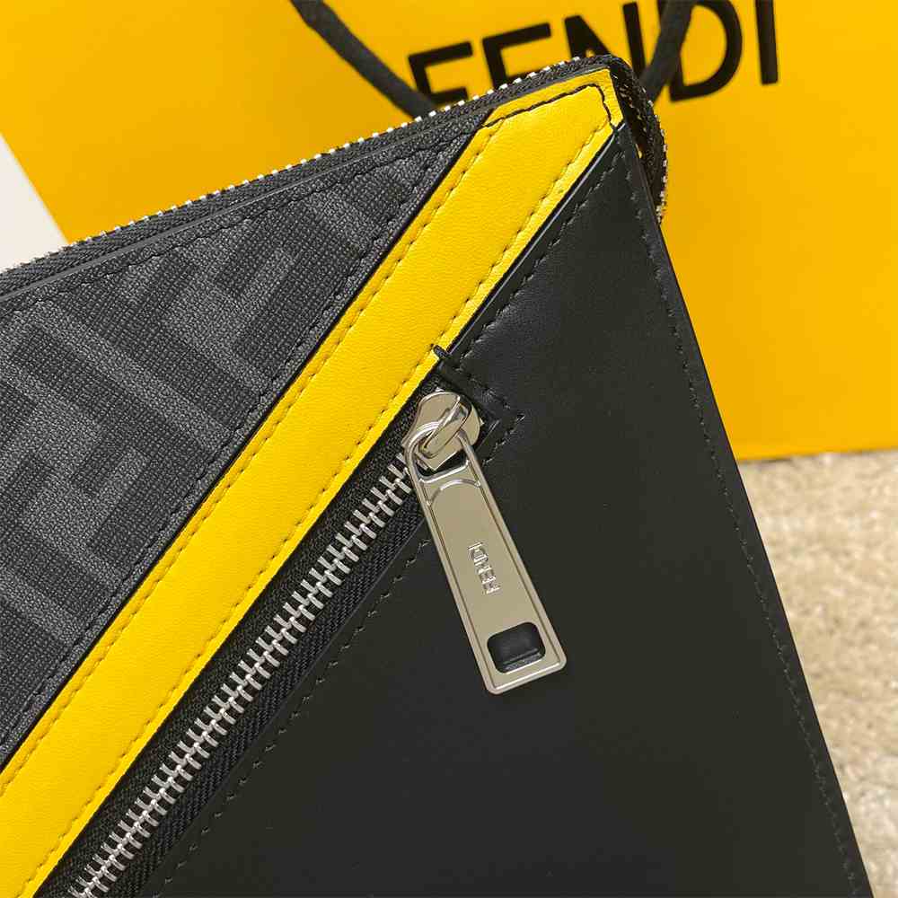 F**di Diagonal Clutch