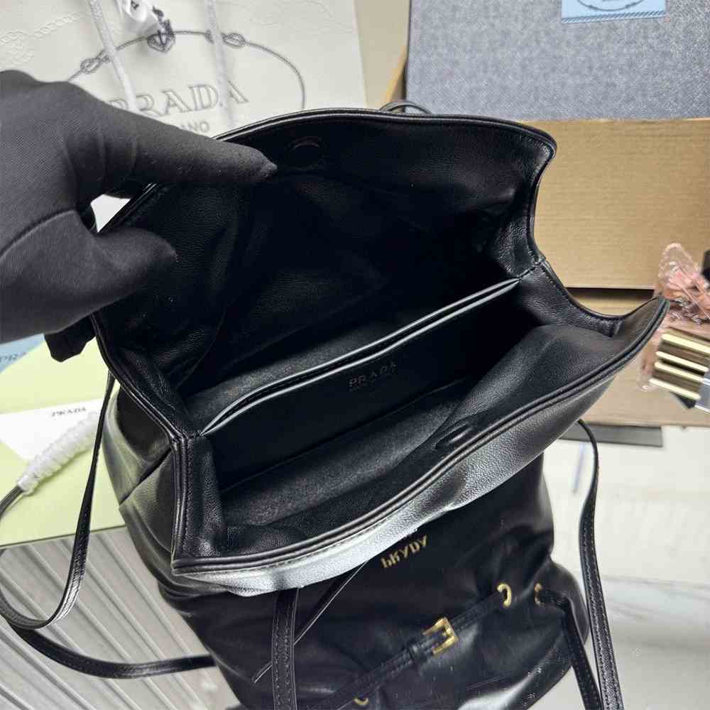Small Pra*a Dada nappa leather bag