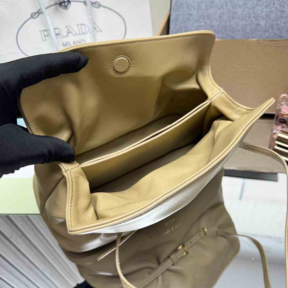 Small Pra*a Dada nappa leather bag