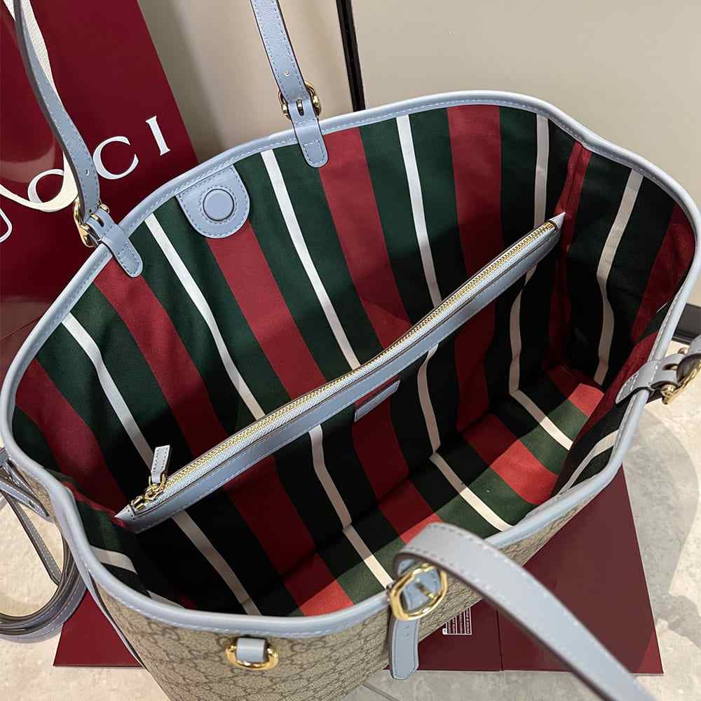 GG Emblem large tote bag
