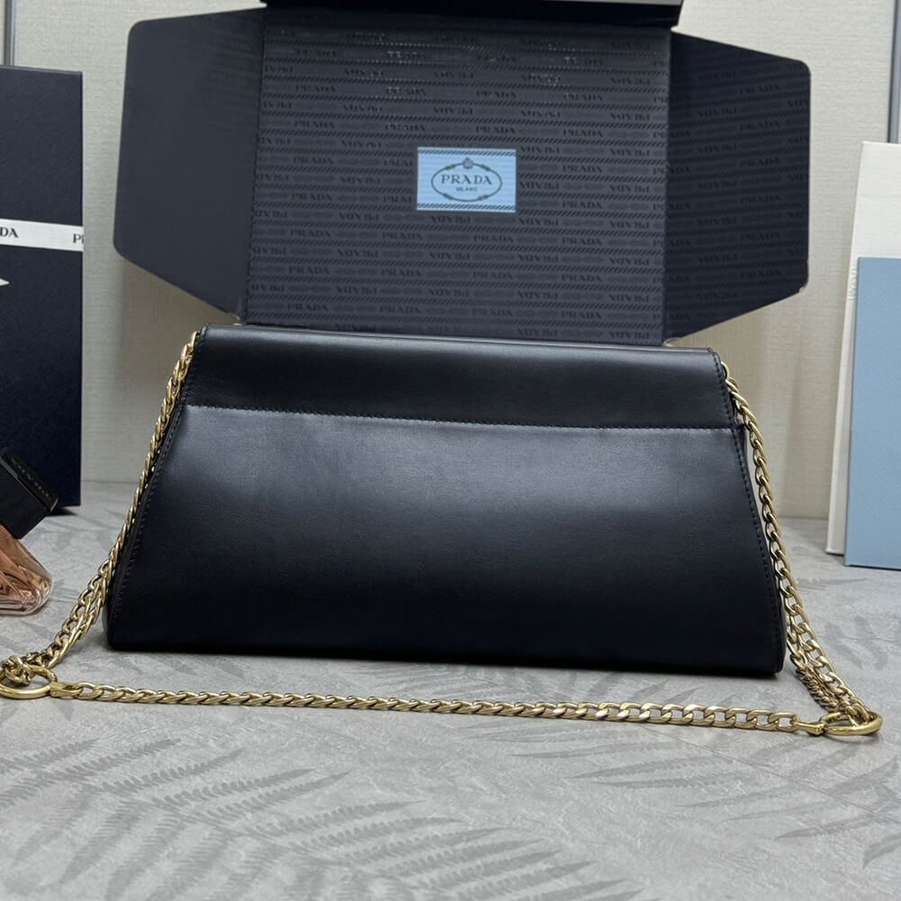 Pra*a Enchaine medium leather bag(HIGH-END GRADE)