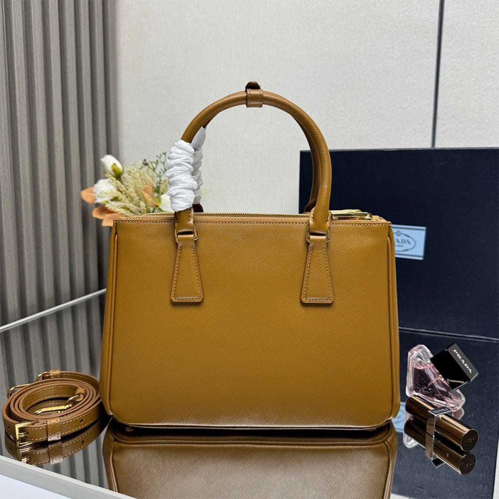 Pra*a Galleria medium Saffiano leather bag(HIGH-END GRADE)