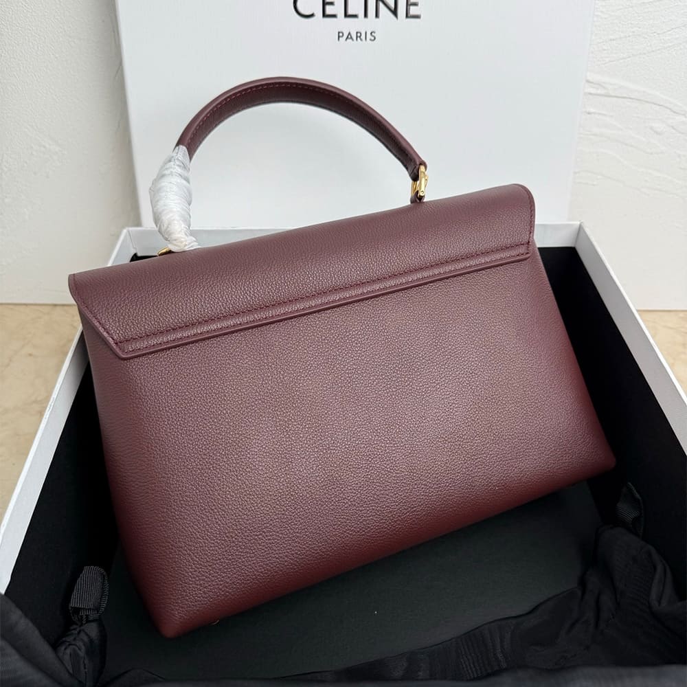 Ce1i*e MEDIUM NINO BAG IN S*pPLE GRAINED CALFSKIN(HIGH-END GRADE)