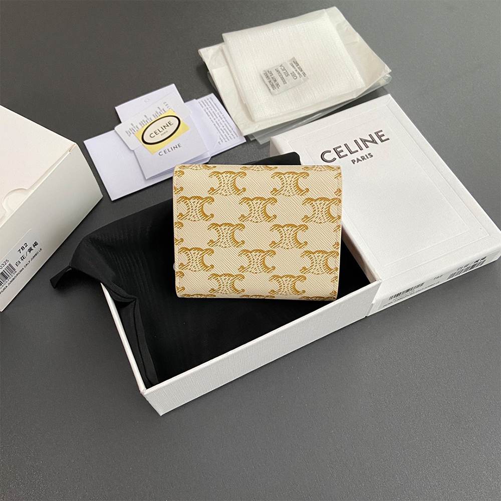 Ce1i*e Small Triomphe Flap Wallet(HIGH-END GRADE)