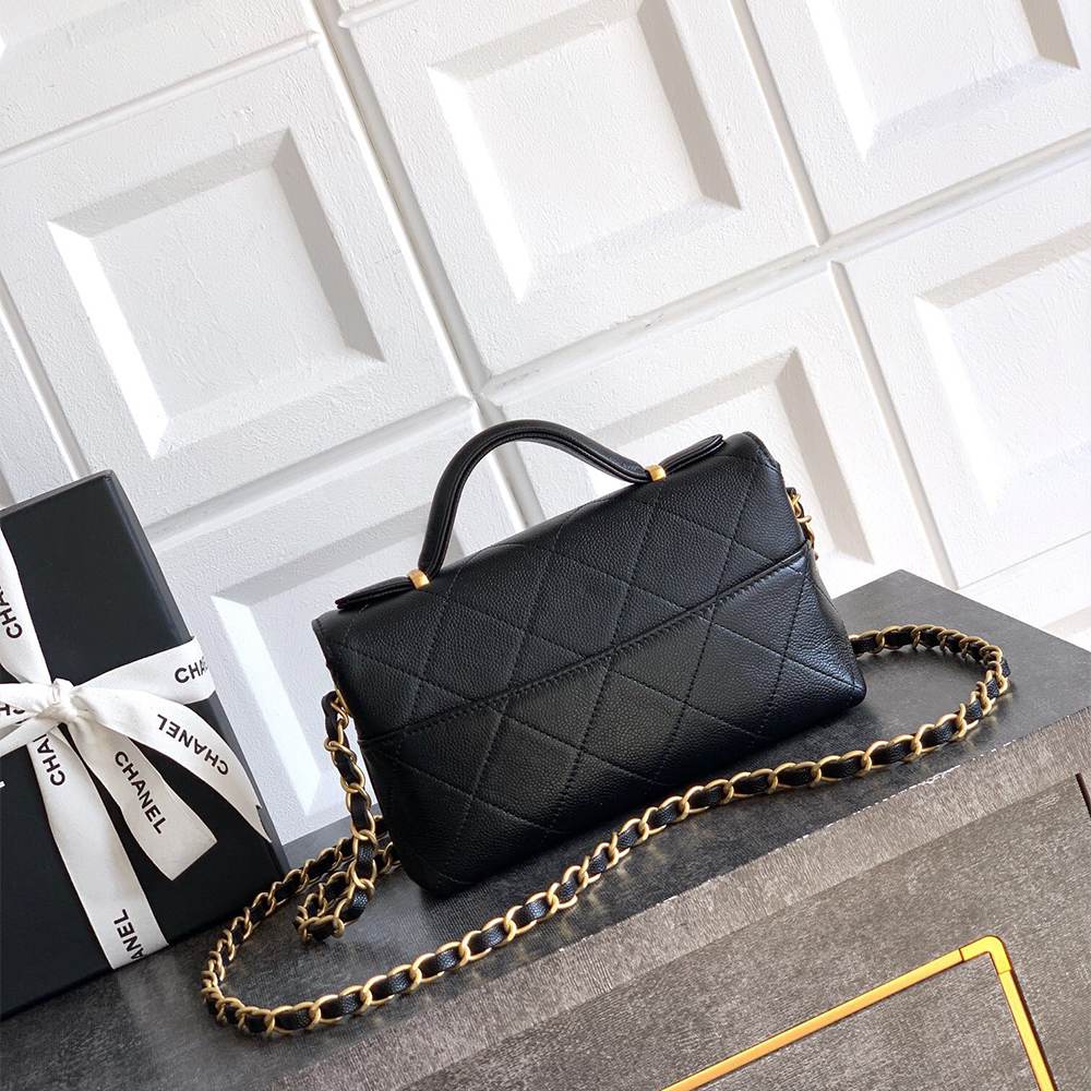 Ch**el Mini Flap with top handle(HIGH-END GRADE)