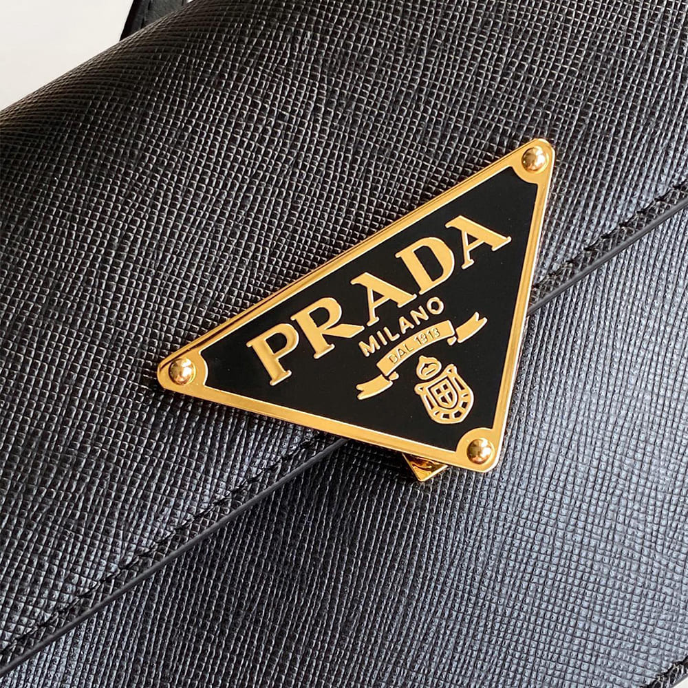 Pra*a Mini Saffiano leather bag(HIGH-END GRADE)