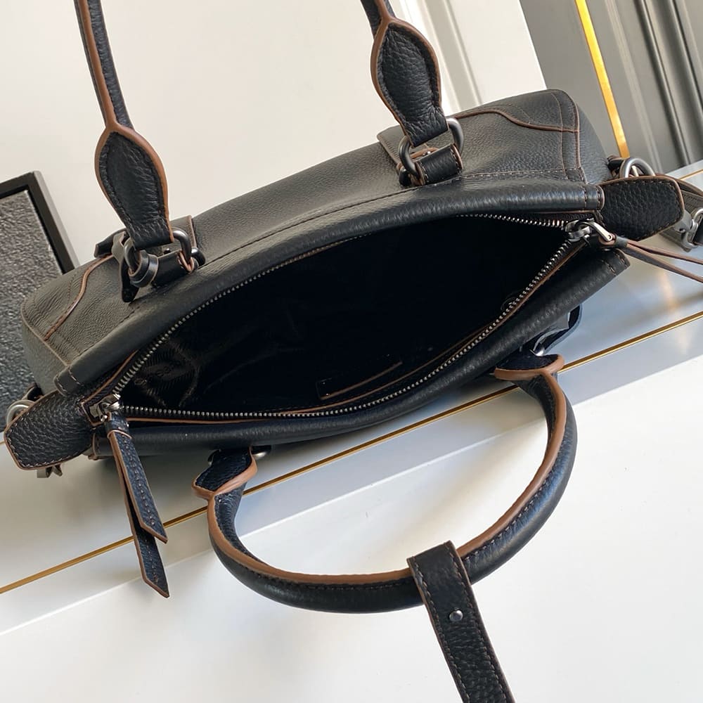 Pra*a Large leather tote bag(HIGH-END GRADE)