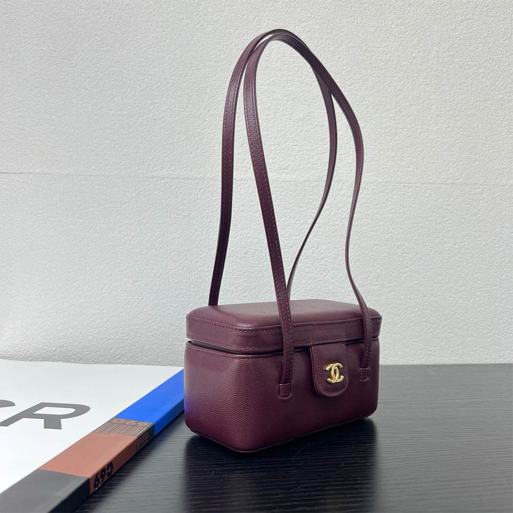 Ch**el Long Vanity with Leather Strap(HIGH-END GRADE)