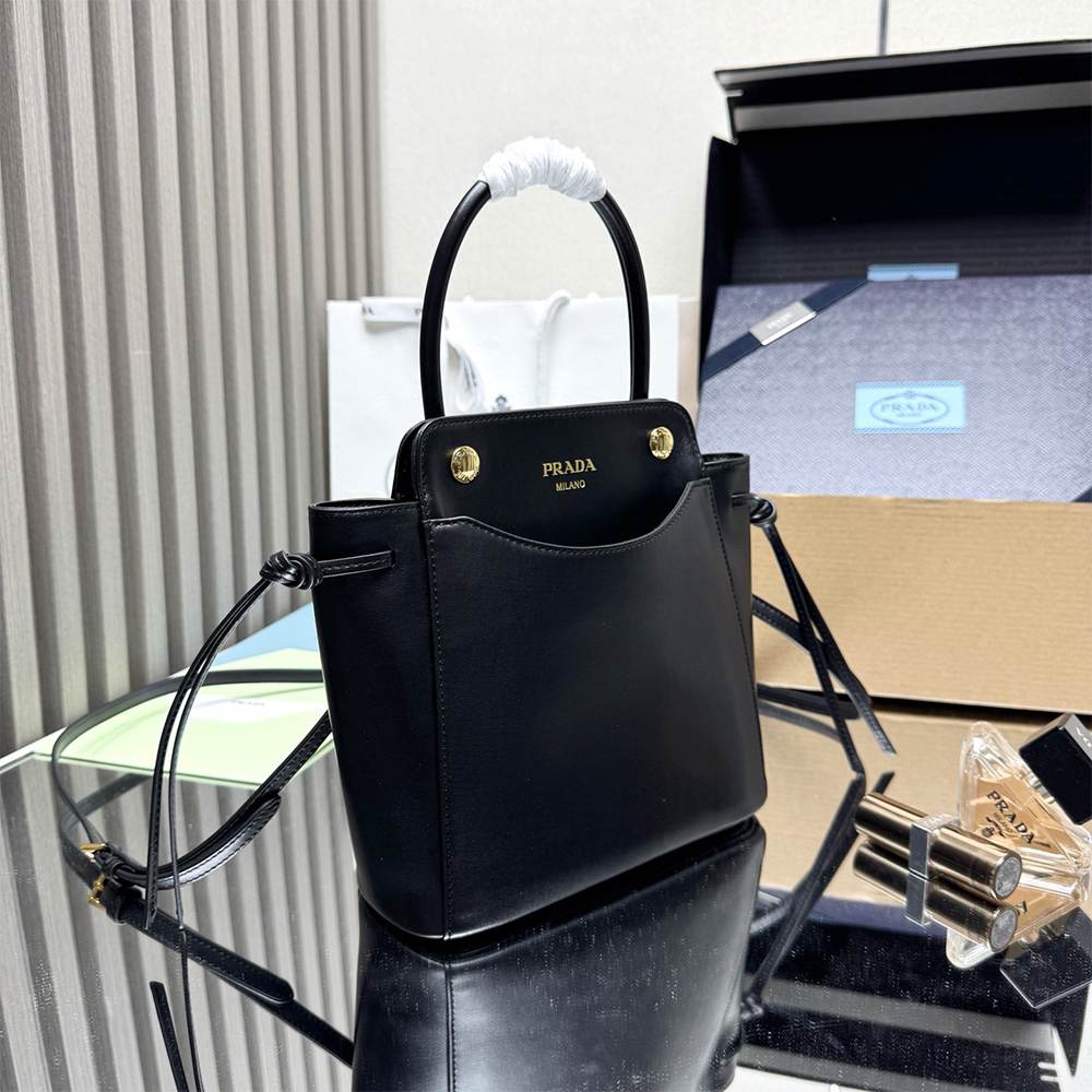 Pra*a Carry mini leather handbag(HIGH-END GRADE)