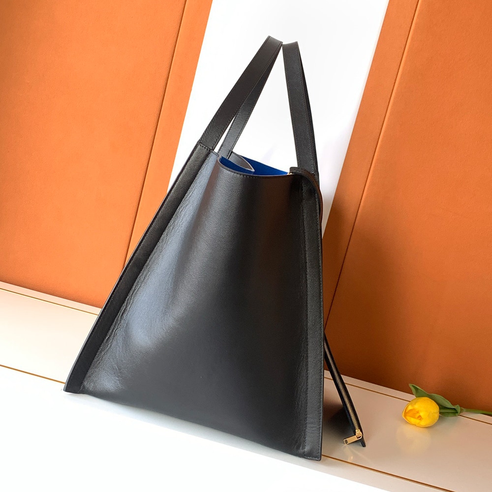 Ce1i*e MEDIUM CUBE BAG IN S*pPLE CALFSKIN(HIGH-END GRADE)