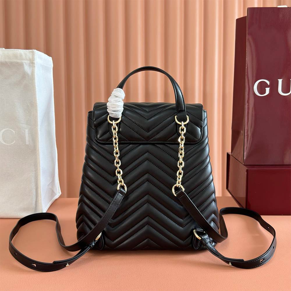 GG Marmont small backpack(HIGH-END GRADE)