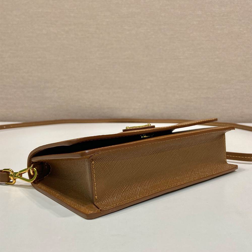 Pra*a Saffiano leather mini-bag(HIGH-END GRADE)