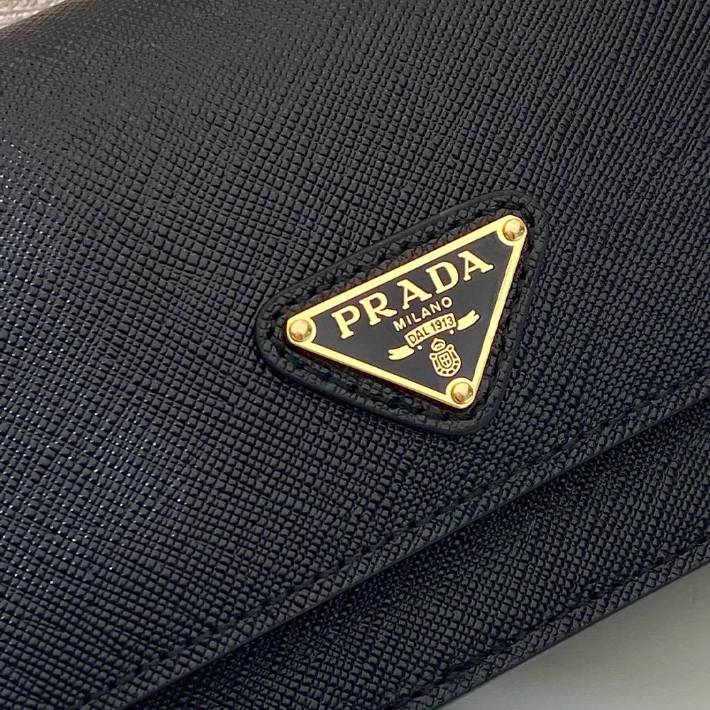 Pra*a Saffiano leather mini-bag(HIGH-END GRADE)