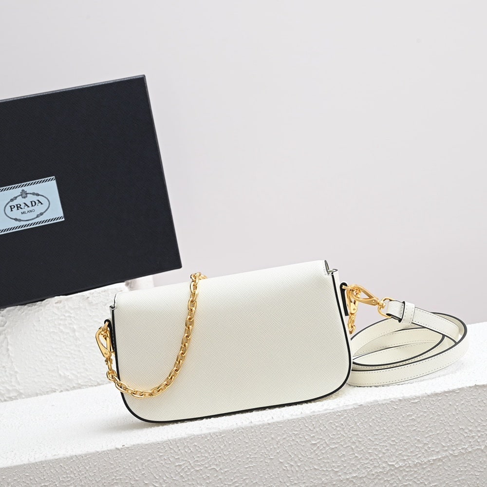 Pra*a Saffiano Leather Mini Bag(HIGH-END GRADE)