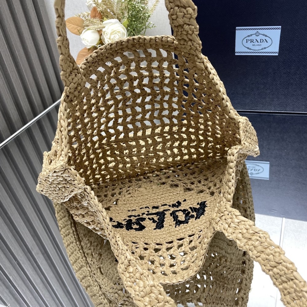 Pra*a Crochet tote bag(HIGH-END GRADE)